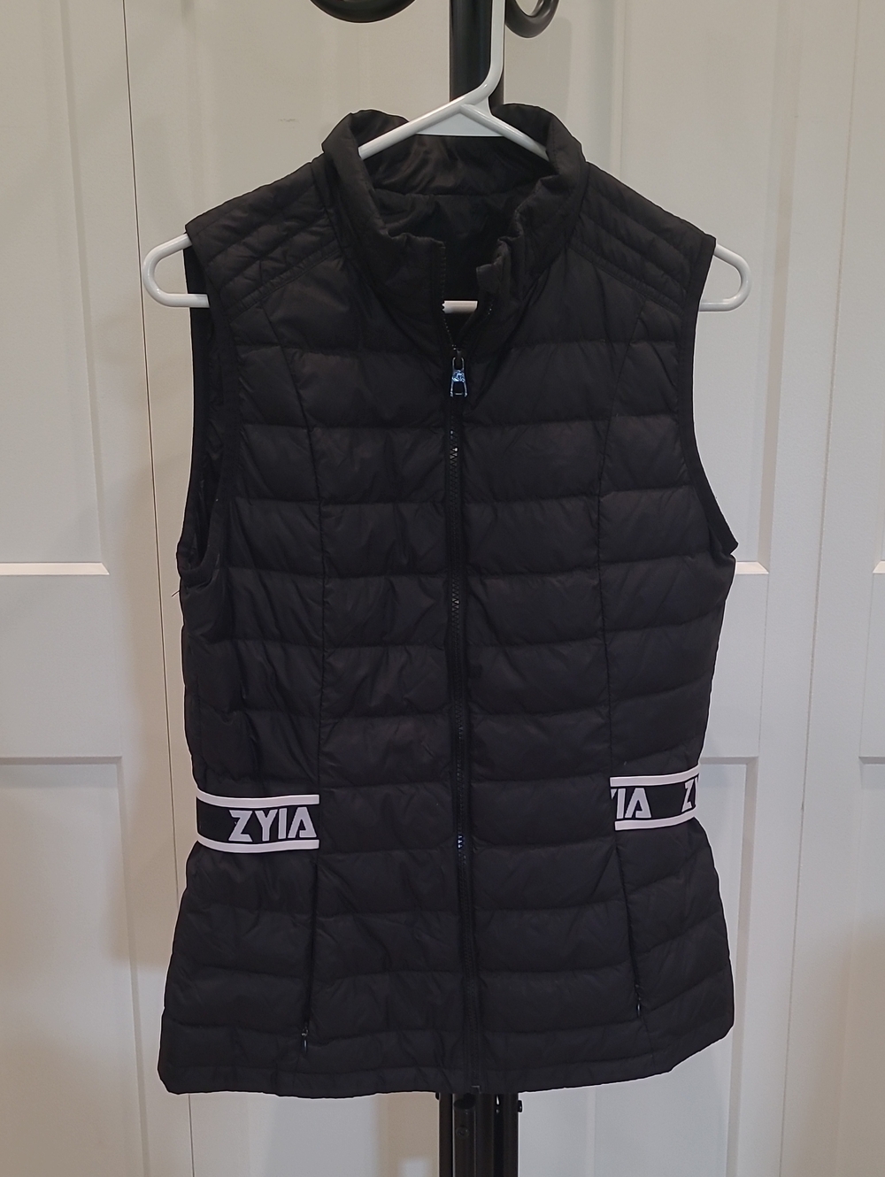 ZYIA Active Alpine Black Quilted Puffer Vest